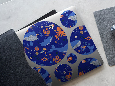 deep dive salt water DIY Laptop Stickers