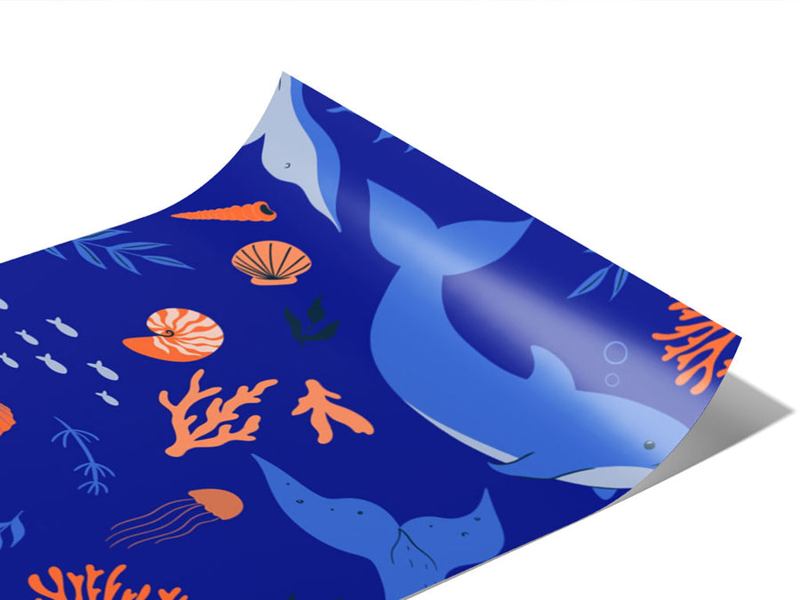 Deep Dive Marine Life Vinyl Wraps~Rwraps Series 914 Digitally Printed Vinyl Wrap~0