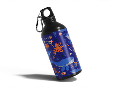deep dive salt water Water Bottle DIY Stickers