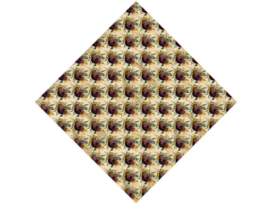 Deep Florals Gothic Vinyl Wrap Pattern