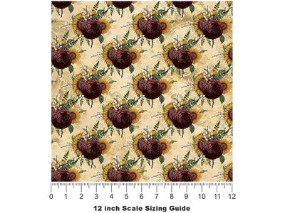 Deep Florals Gothic Vinyl Film Pattern Size 12 inch Scale~Rwraps Deep Florals Gothic Sizing Chart~2