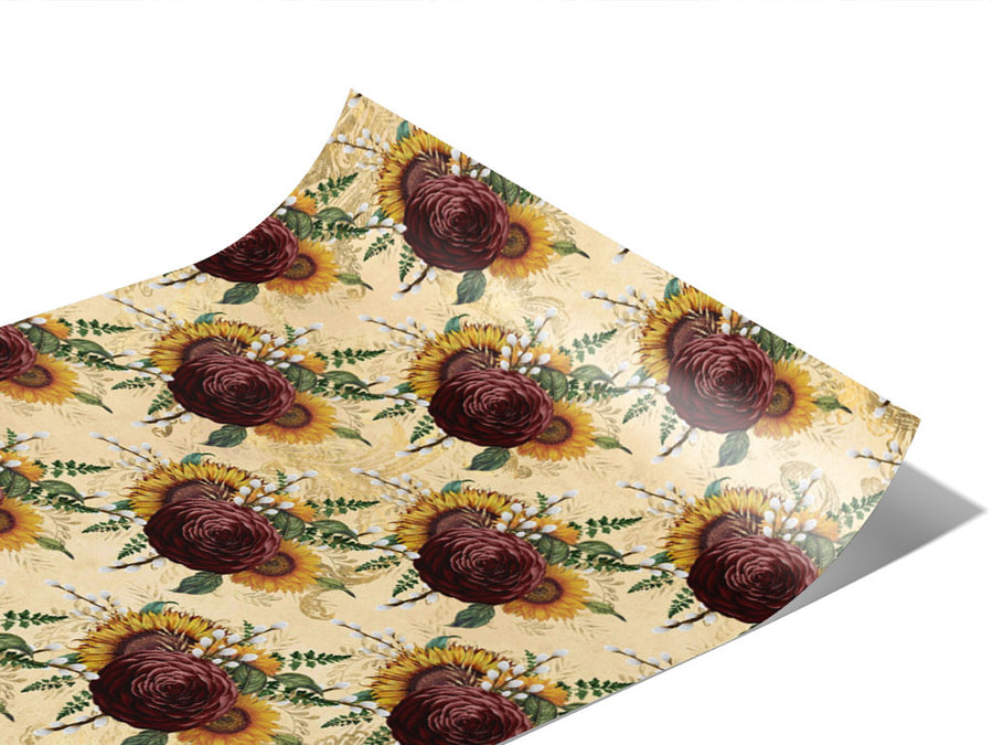 Deep Florals Gothic Vinyl Wraps~Rwraps Series 914 Digitally Printed Vinyl Wrap~0