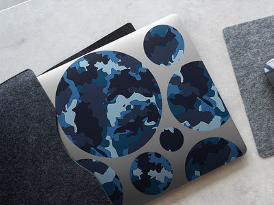 deep sea camouflage water DIY Laptop Stickers