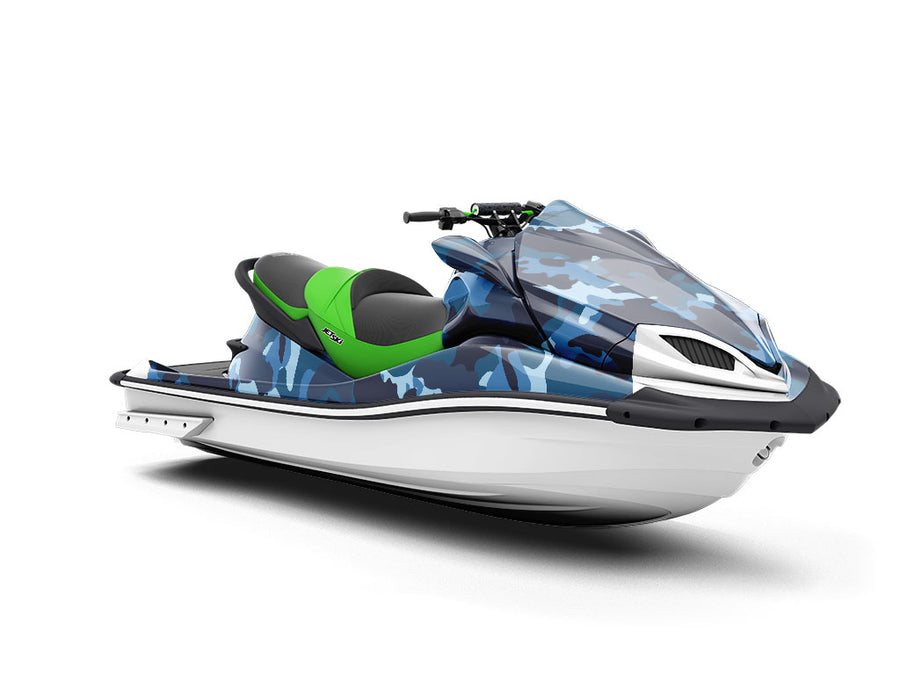 Deep Sea Camouflage Water Jet Ski Vinyl Customized Wrap
