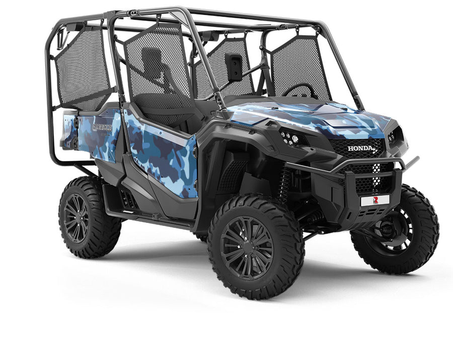 Deep Sea Camouflage Water Utility Vehicle Vinyl Wrap