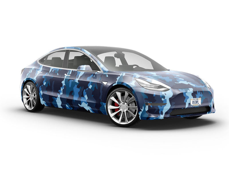 Deep Sea Camouflage Water Vehicle Vinyl Wrap