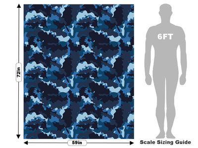 Deep Sea Camouflage Water Vehicle Wrap Scale~Rwraps Series 914 Deep Sea Camouflage Water Measurements~1