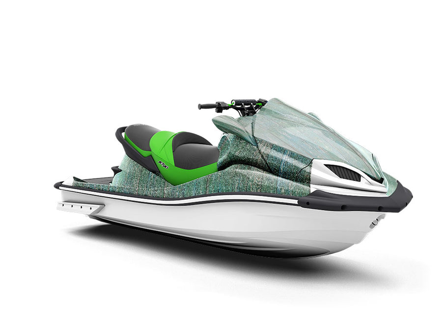 Deep Sea Wood Plank Jet Ski Vinyl Customized Wrap