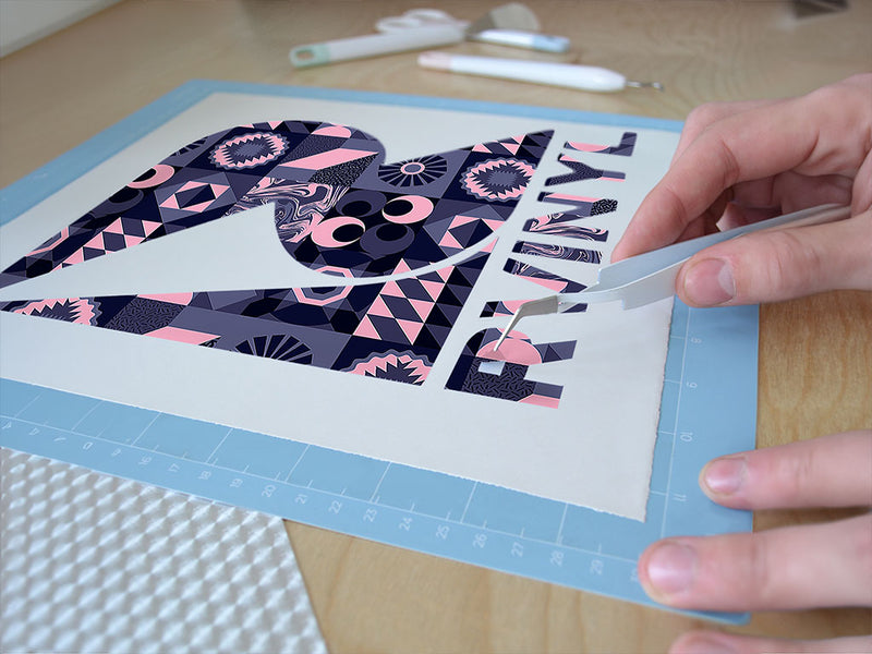 deep thoughts mosaic Easy Weed Craft Vinyl