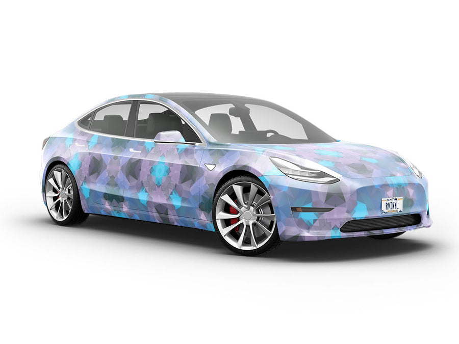 Deep Water Tile Vehicle Vinyl Wrap