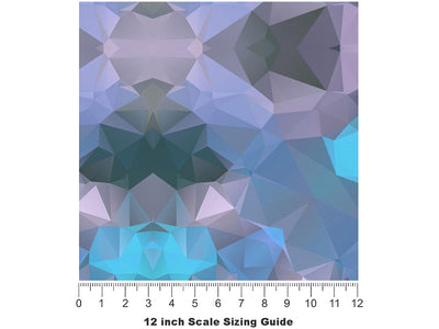 Deep Water Tile Vinyl Film Pattern Size 12 inch Scale~Rwraps Deep Water Tile Sizing Chart~3