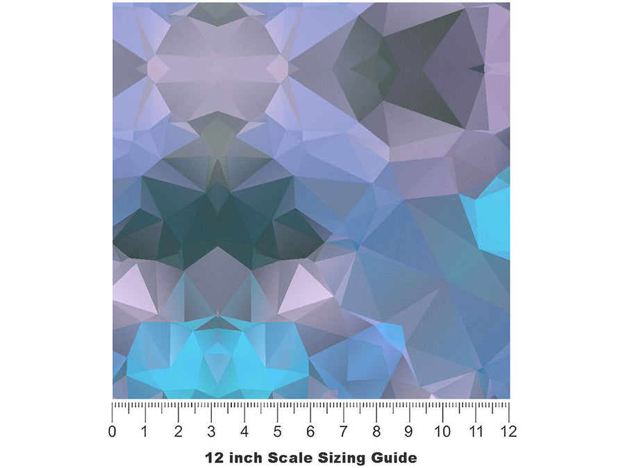 Deep Water Tile Vinyl Film Pattern Size 12 inch Scale~Rwraps Deep Water Tile Sizing Chart~3