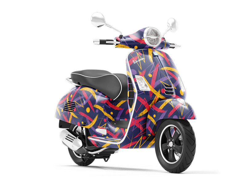 Deep Wilds Abstract Vespa Scooter Wrap Film