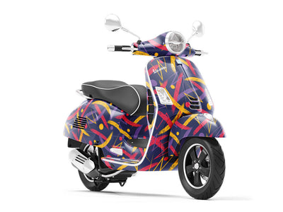 Deep Wilds Abstract Vespa Scooter Wrap Film