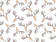 Deer Antlers Halloween Vinyl Wrap Pattern~Rwraps Series 914 Digitally Printed Vinyl Wrap~0
