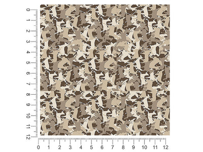 deer silhouette camouflage 1ft x 1ft Craft Sheets