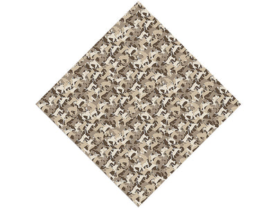 Deer Silhouette Camouflage Vinyl Wrap Pattern