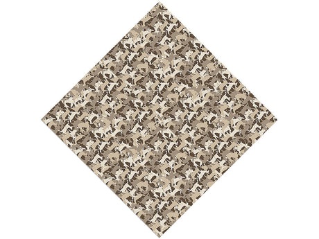 Deer Silhouette Camouflage Vinyl Wrap Pattern