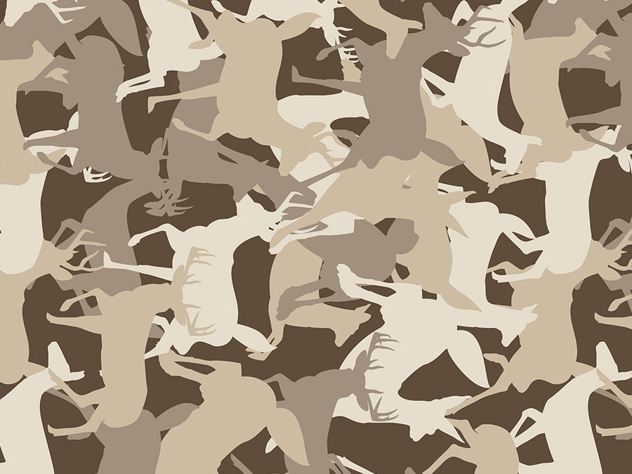 Deer Silhouette Camouflage Vinyl Wrap Pattern~Rwraps Series 914 Digitally Printed Vinyl Wrap~0