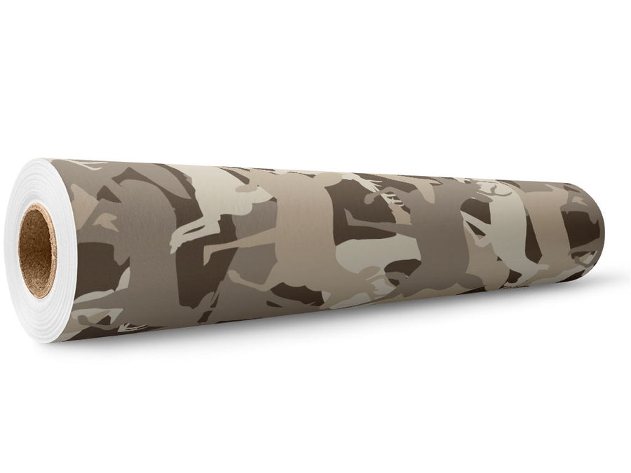 Deer Silhouette Camouflage Wrap Film Wholesale Roll~Rwraps Series 914 Digitally Printed Vinyl Roll~5