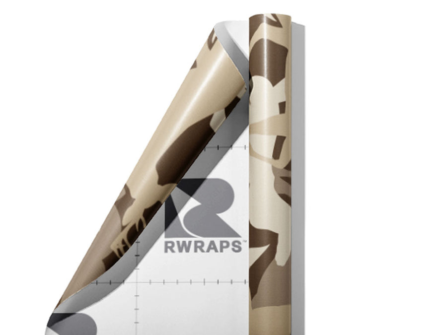 Deer Silhouette Camouflage Wrap Film Sheets~Rwraps Series 914 Deer Silhouette Camouflage Scrolled Sheet~3