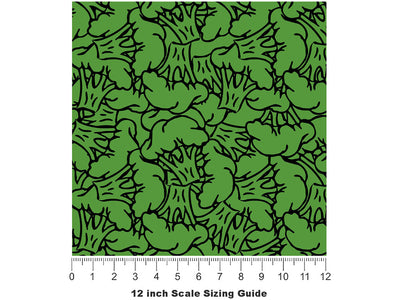 Delicious Destiny Vegetable Vinyl Film Pattern Size 12 inch Scale~Rwraps Delicious Destiny Vegetable Sizing Chart~2