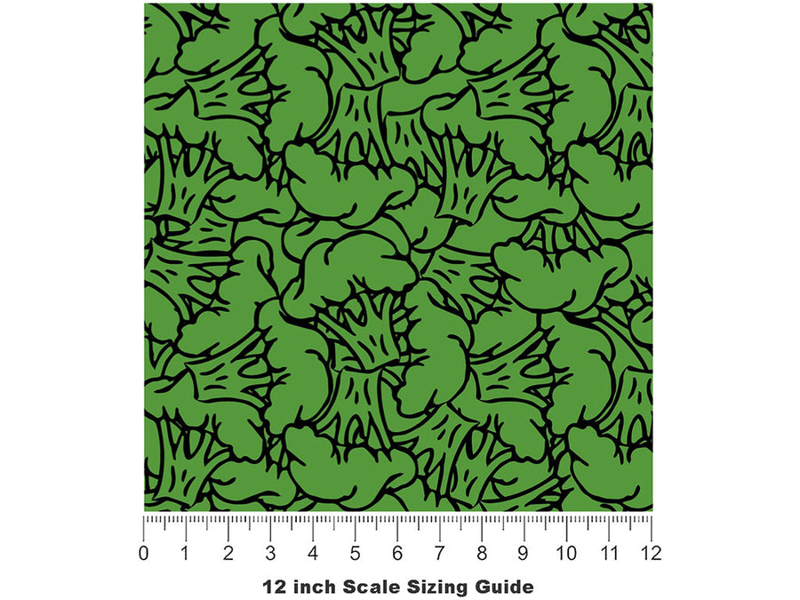 Delicious Destiny Vegetable Vinyl Film Pattern Size 12 inch Scale~Rwraps Delicious Destiny Vegetable Sizing Chart~2