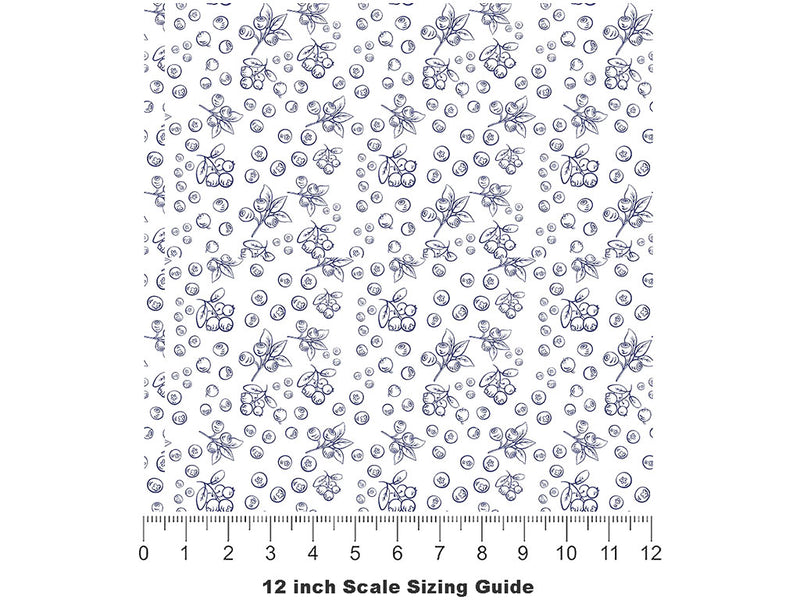 Delicious Harvest Fruit Vinyl Film Pattern Size 12 inch Scale~Rwraps Delicious Harvest Fruit Sizing Chart~2