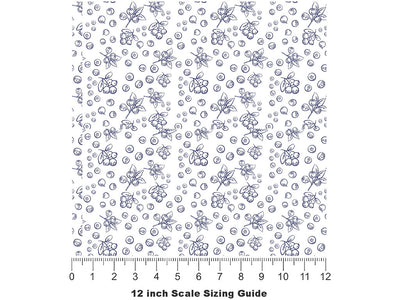 Delicious Harvest Fruit Vinyl Film Pattern Size 12 inch Scale~Rwraps Delicious Harvest Fruit Sizing Chart~2