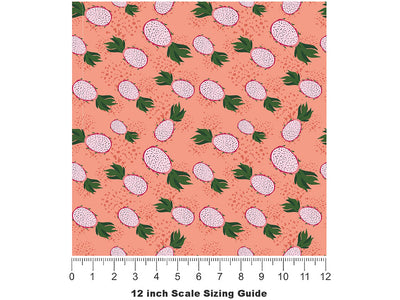 Delightful Treat Fruit Vinyl Film Pattern Size 12 inch Scale~Rwraps Delightful Treat Fruit Sizing Chart~2