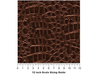 Delta Crocodile Vinyl Film Pattern Size 12 inch Scale~Rwraps Delta Crocodile Sizing Chart~3