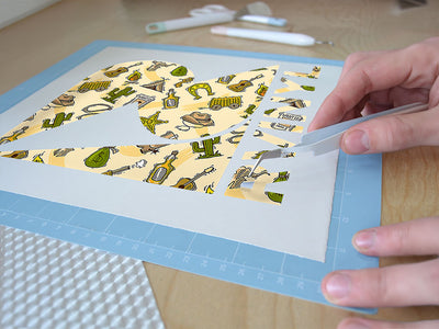 delta crossing western Easy Weed Craft Vinyl