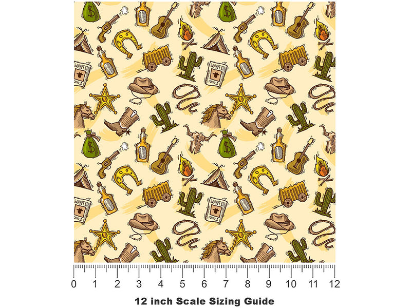 Delta Crossing Cowboy Vinyl Film Pattern Size 12 inch Scale~Rwraps Delta Crossing Cowboy Sizing Chart~2