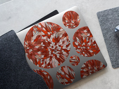 demeters sadness floral DIY Laptop Stickers