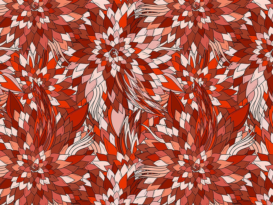 Demeters Sadness Floral Vinyl Wrap Pattern~Rwraps Series 914 Digitally Printed Vinyl Wrap~0