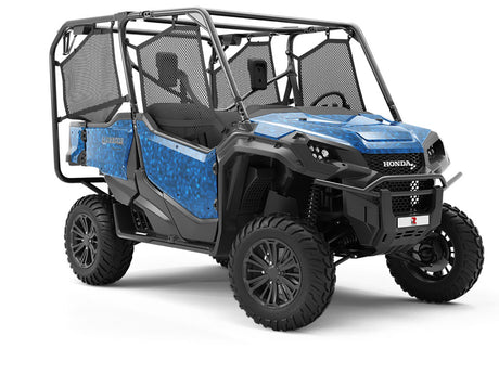 Denim Jeans Pixel Utility Vehicle Vinyl Wrap