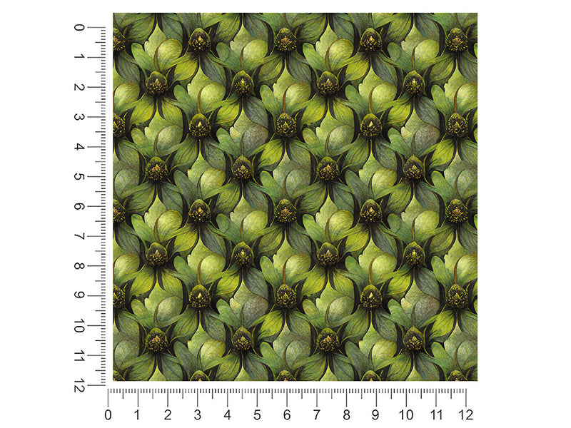 dense foliage floral 1ft x 1ft Craft Sheets