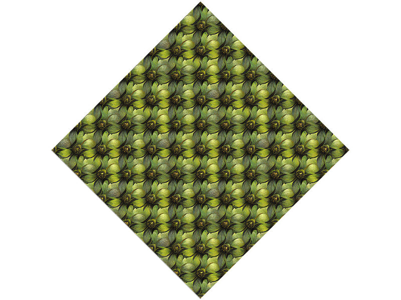 Dense Foliage Floral Vinyl Wrap Pattern