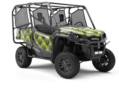Dense Foliage Floral Utility Vehicle Vinyl Wrap