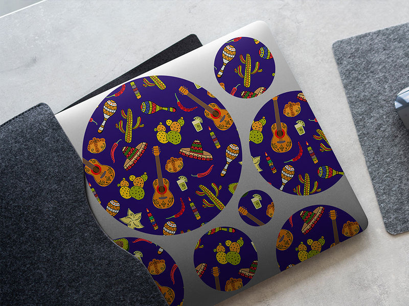 desert celebrations day of the dead DIY Laptop Stickers