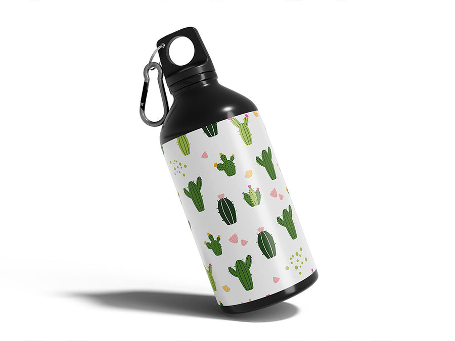desert men cactus Water Bottle DIY Stickers