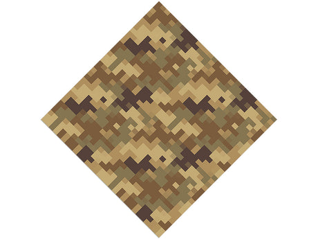 Desert Sands Pixel Vinyl Wrap Pattern
