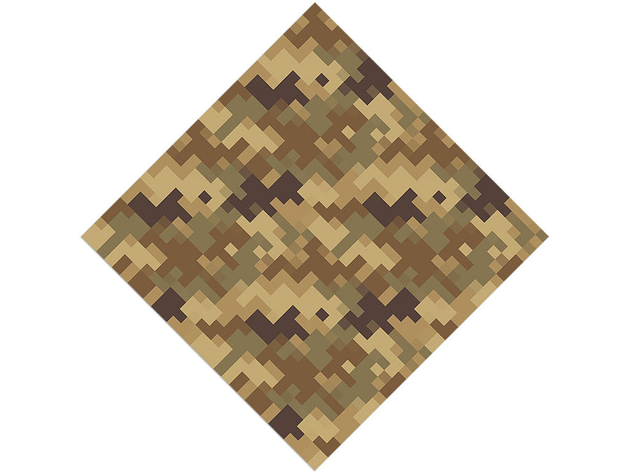 Desert Sands Pixel Vinyl Wrap Pattern