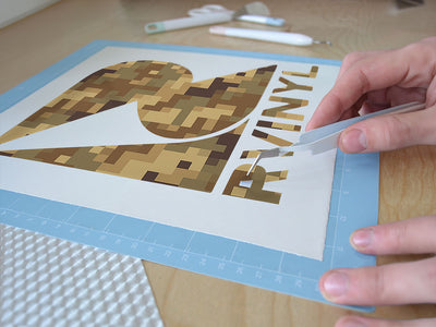 desert sands pixel Easy Weed Craft Vinyl
