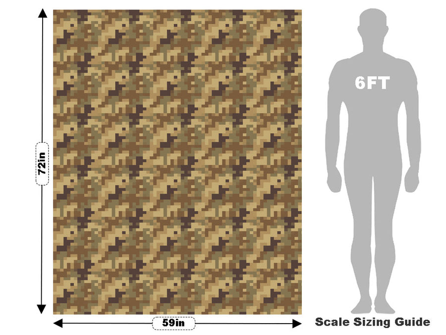 Desert Sands Pixel Vehicle Wrap Scale~Rwraps Series 914 Desert Sands Pixel Measurements~1