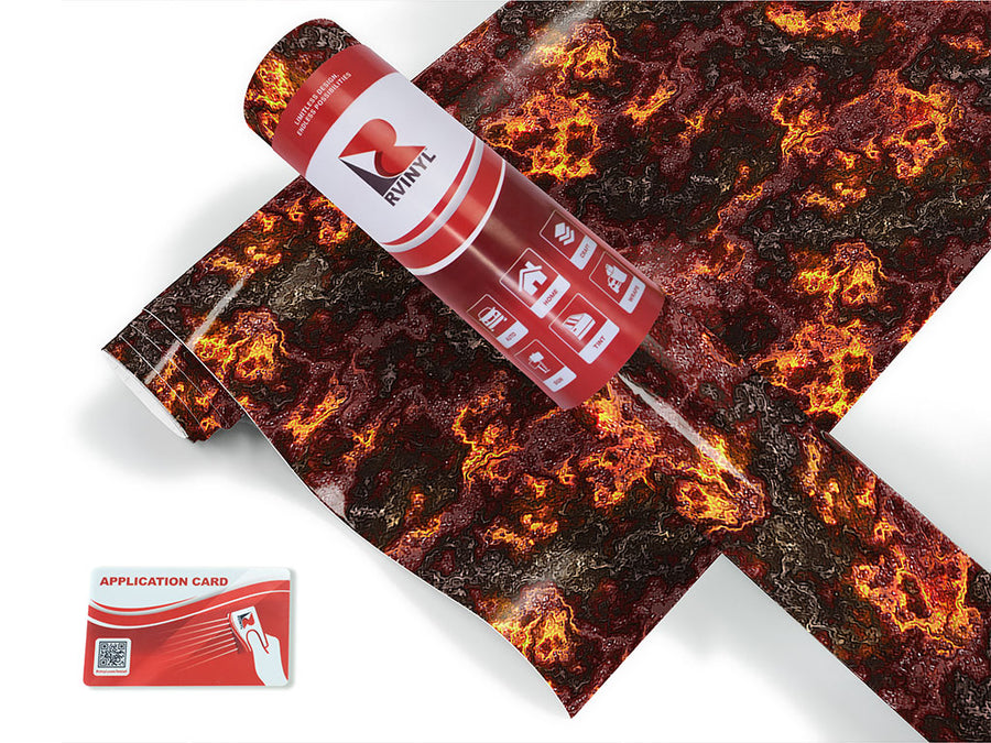 desolate landscape lava Craft Vinyl Roll