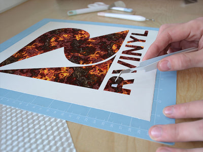 desolate landscape lava Easy Weed Craft Vinyl