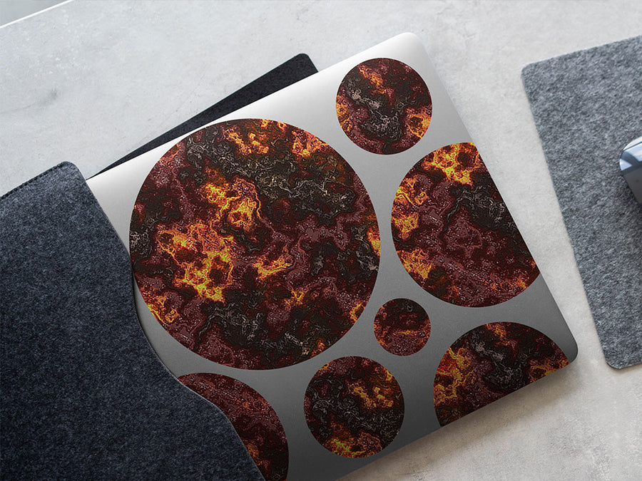 desolate landscape lava DIY Laptop Stickers