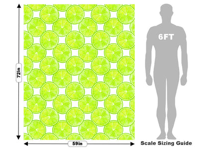 Dessert Lime Fruit Vehicle Wrap Scale~Rwraps Series 914 Dessert Lime Fruit Measurements~1