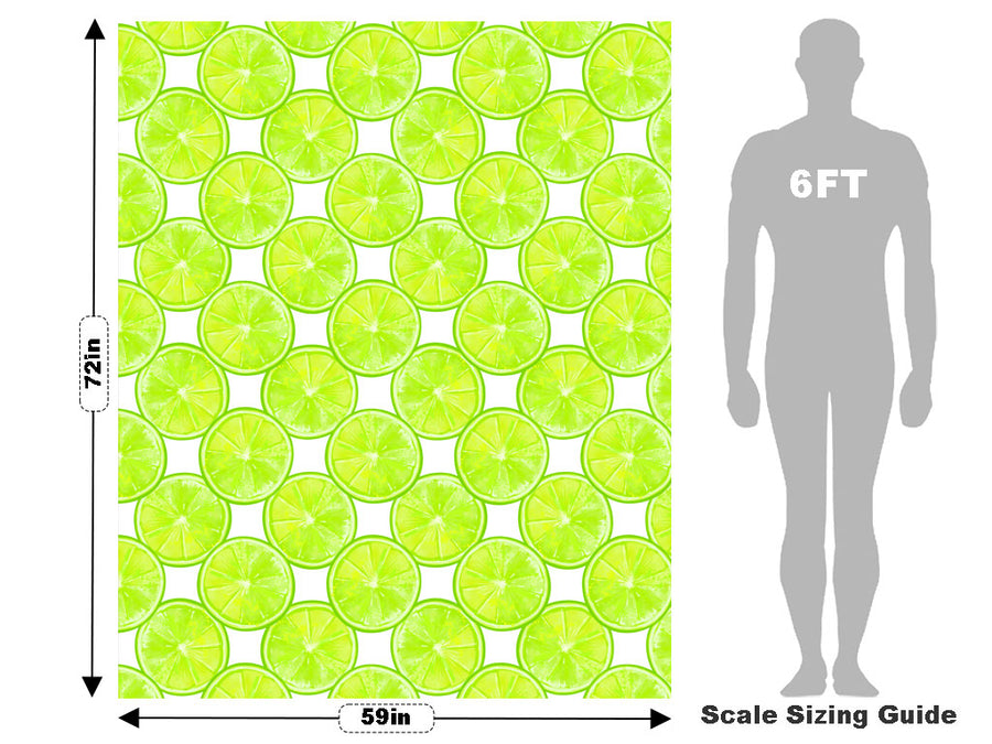 Dessert Lime Fruit Vehicle Wrap Scale~Rwraps Series 914 Dessert Lime Fruit Measurements~1